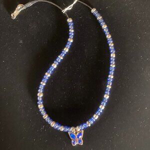 Butterfly Birthstone Choker September